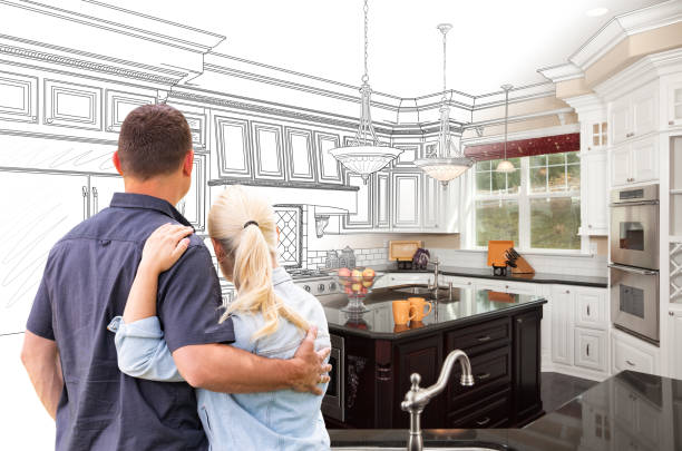 Custom kitchen cabinets installed in a Hanover home